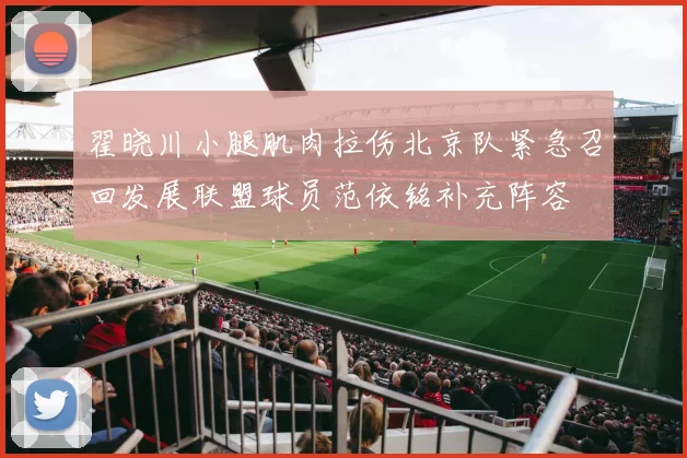 翟晓川小腿肌肉拉伤北京队紧急召回发展联盟球员范依铭补充阵容